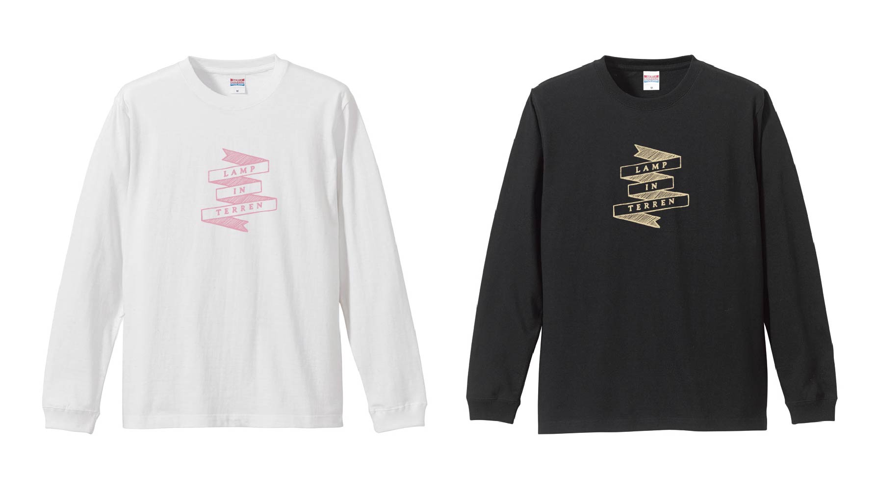 "リボン"ロングTシャツ