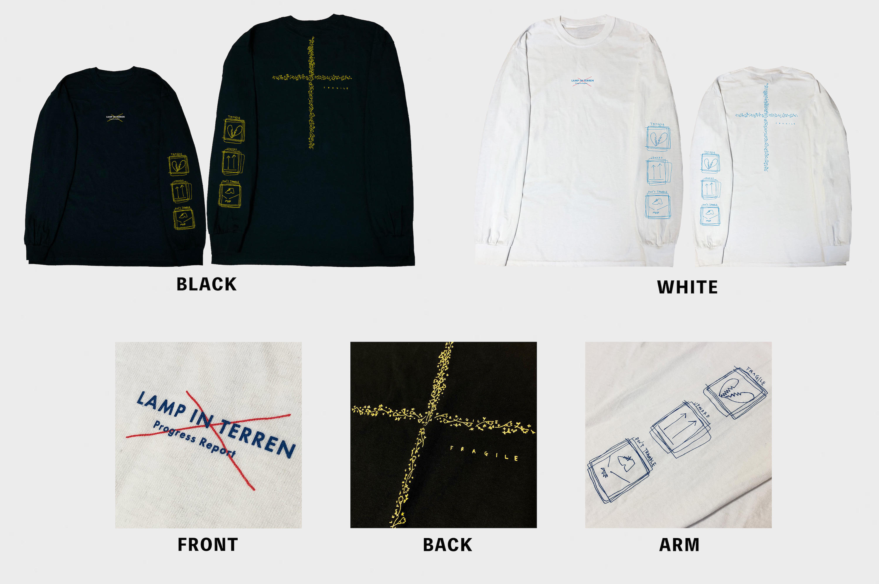 花十字ロングTシャツ ※"Progress Report"ツアーグッズ